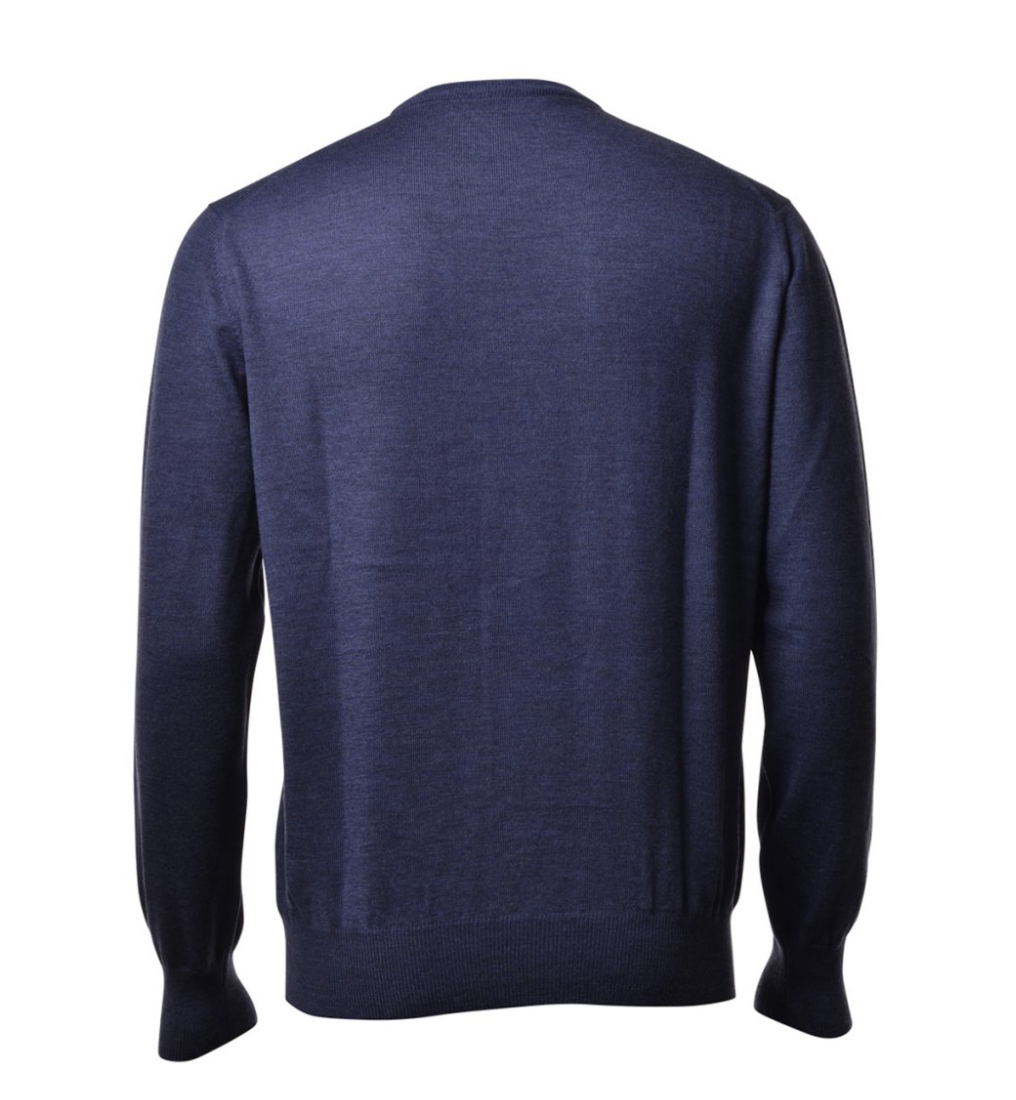 Gran Sasso Trui Ronde Hals - Raf blauw