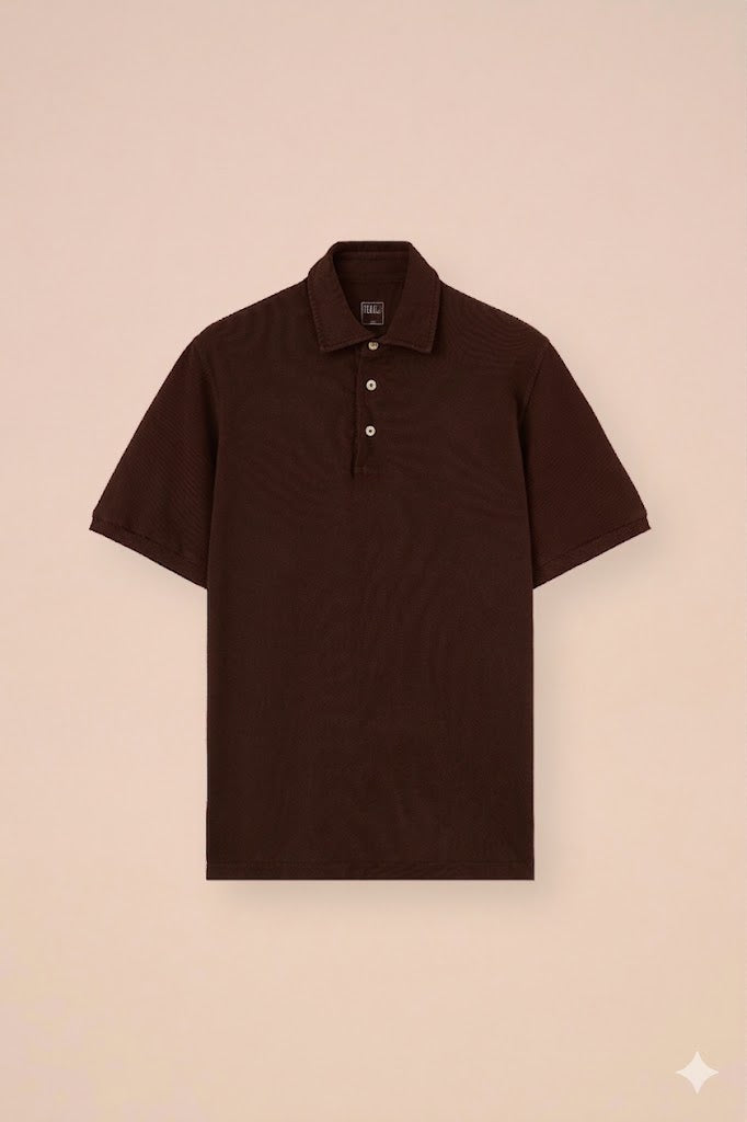 Fedeli Polo Shirt - Bruin