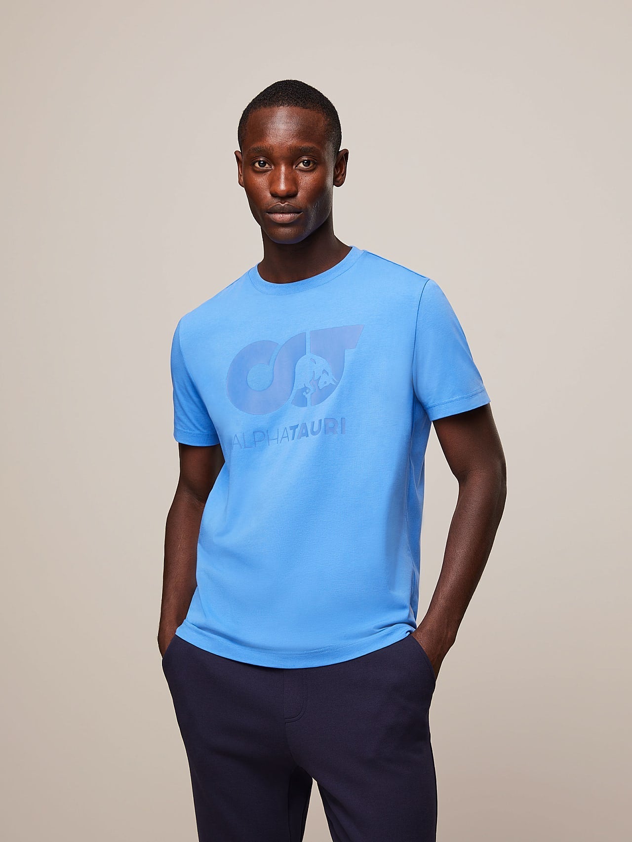 Alpha Tauri Alpha Tauri T-shirt - Lichtblauw