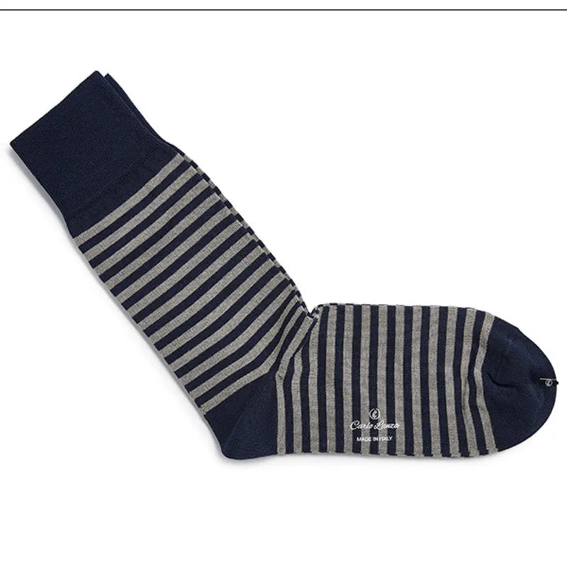 Carlo Lanza Carlo Lanza Sokken Co - Marine blauw