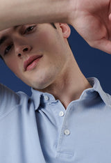 Fedeli Fedeli Polo Shirt - Lichtblauw