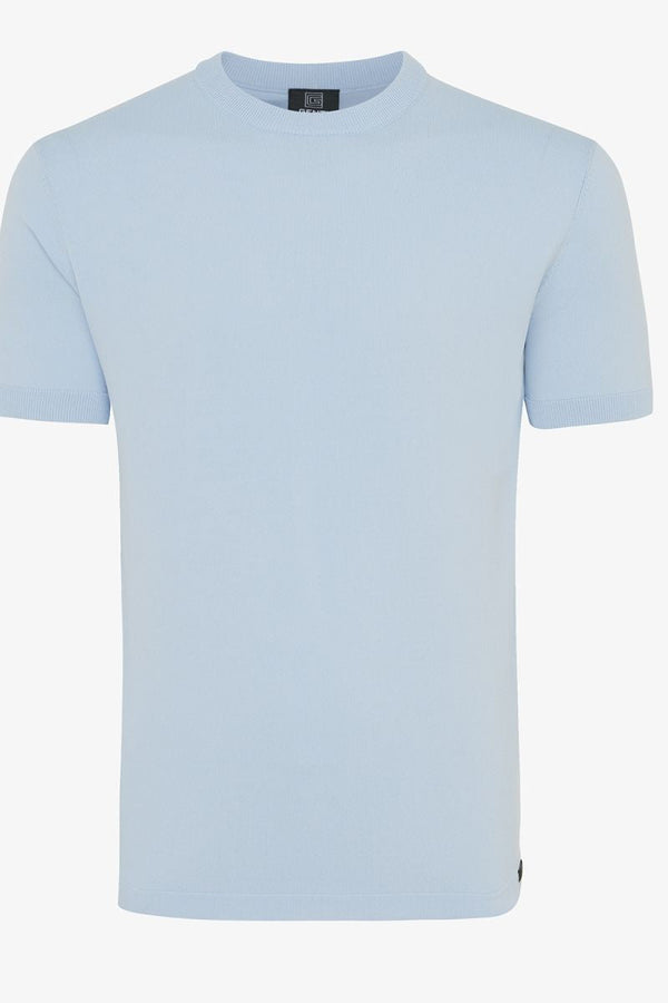 Genti Genti T-shirt - Lichtblauw