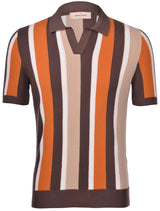 Gran Sasso Gran Sasso Polo Shirt - Geel of oranje dessi