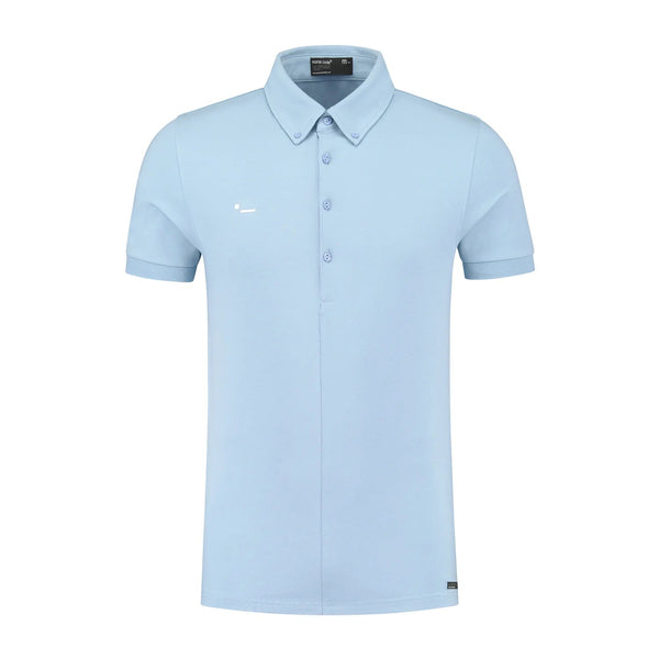 Morsecode Morsecode Polo Shirt Jersey - Lichtblauw