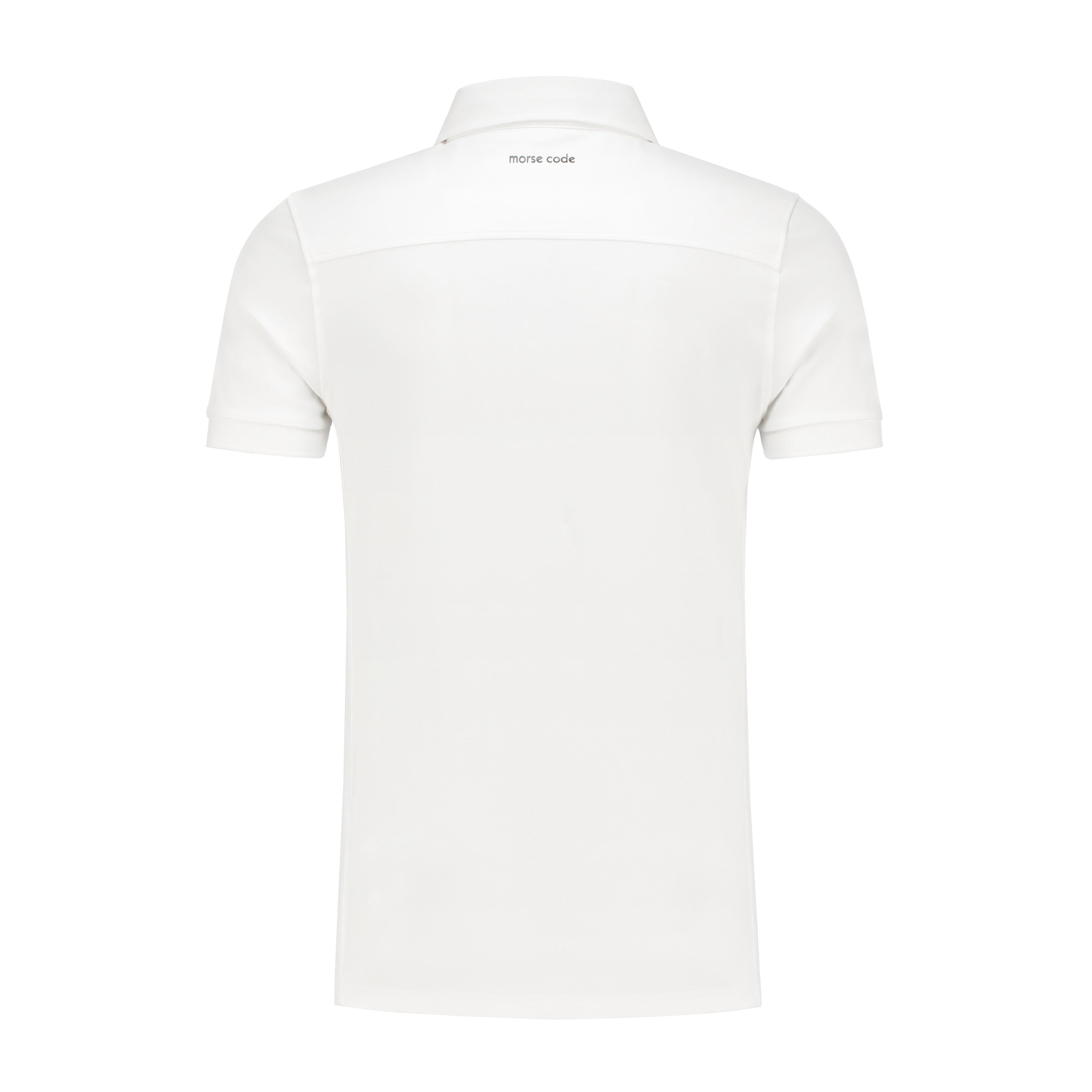 Morsecode Morsecode Polo Shirt Jersey - Wit
