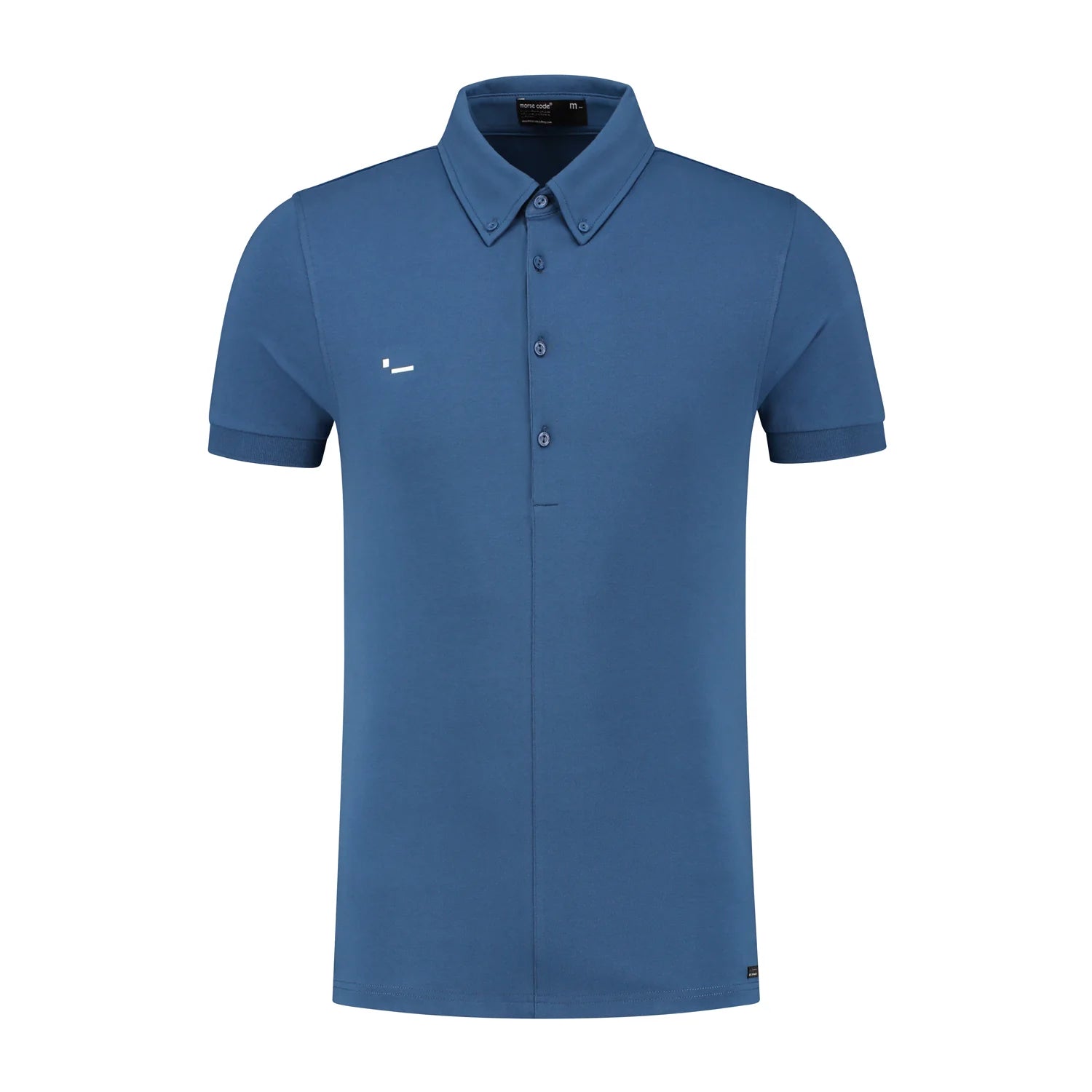Morsecode Morsecode Polo Shirt Jersey-  blauw
