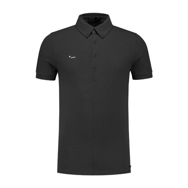 Morsecode Morsecode Polo Shirt Jersey- Zwart
