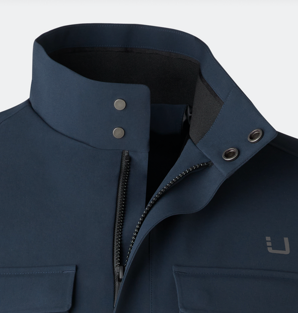 UBR UBR Charger jacket - Marine blauw